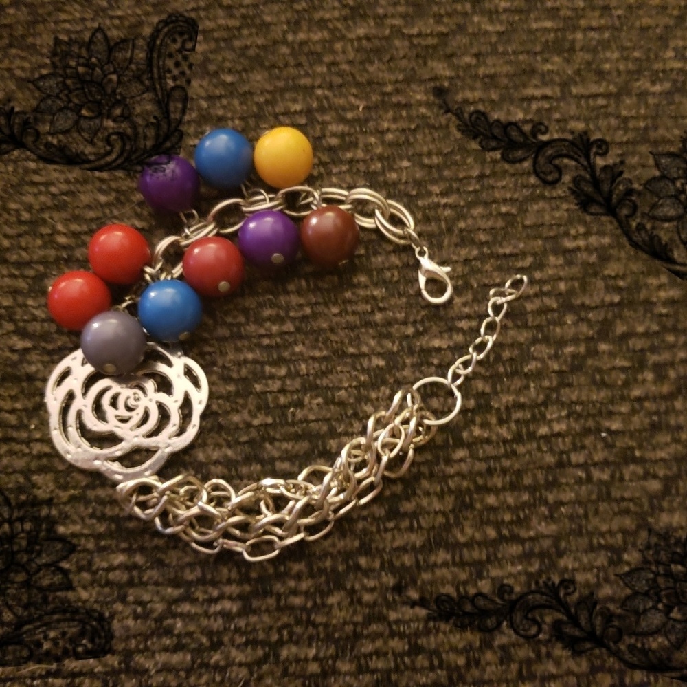 HANDCRAFTED HANDMADE GENUINE WHITE GOLD BRACEL